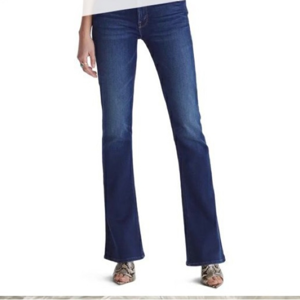 MOTHER “The Runaway” Bitten & Smitten Flare Jeans Size 26